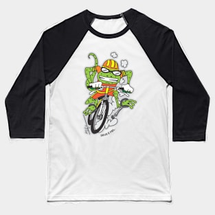 BICYCLE LIZARD Baseball T-Shirt